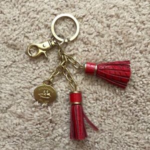 Brahmin tassel keychain